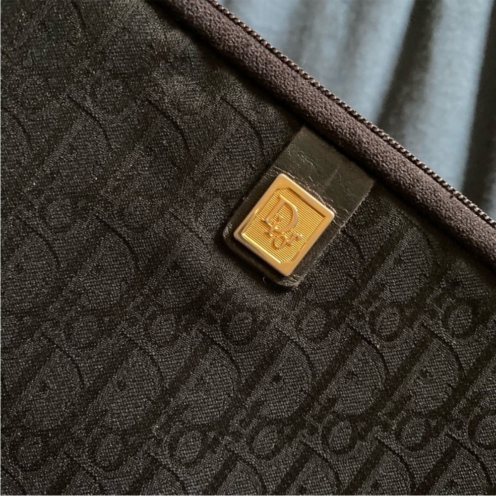 Christian Dior black clutch